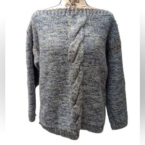 Chunky cable knit sweater